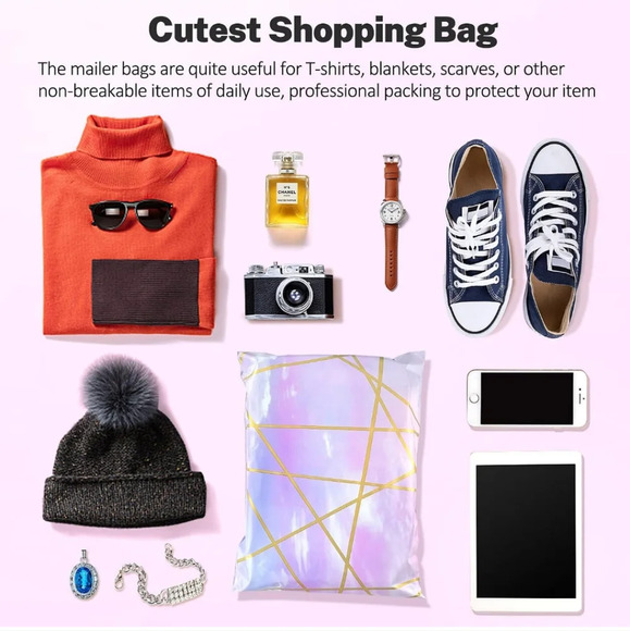 100 Pack Poly Mailers 10x13, Cute Packaging Envelope Mailers Polymailers Packagi - Picture 5 of 6